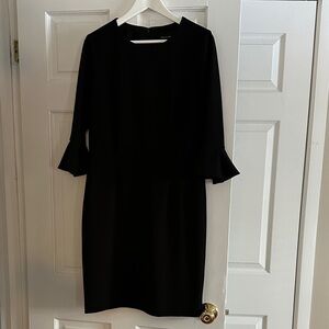 Donna Morgan Black Long Sleeve Dress